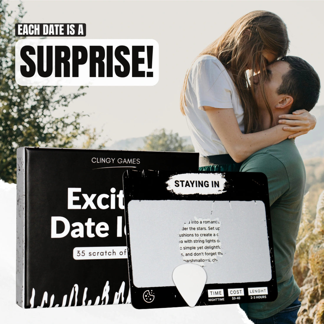 Exciting Date Ideas: 35 Scratch Off Dates